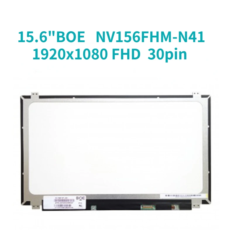 

IPS For BOE 15.6" LED LCD Screen NV156FHM-N41 NV156FHM N41 1920x1080 FHD Display eDP 30pin Matte Replacement