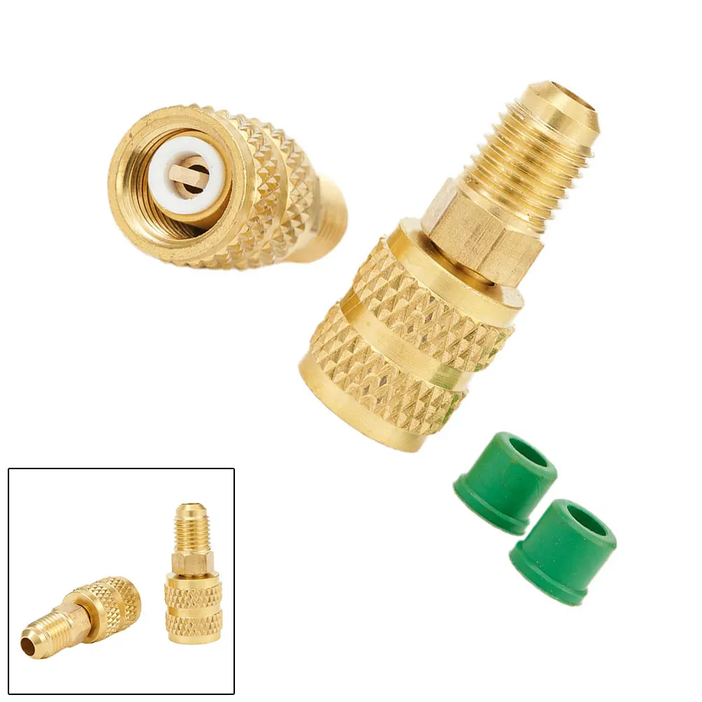 

Durable And Practical R410a Adapter Tool Durable Practical R410a Replacement To 1/4" SAE Male 5/16" SAE Female