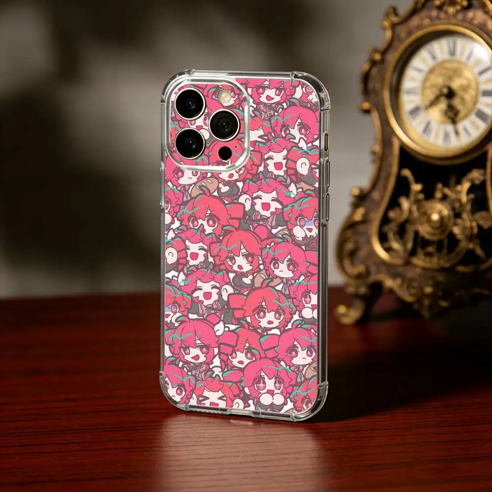Чехол для телефона K-Kasane T-Teto (1 шт.) для iPhone 17, 16, 15, 14, 13, 12, 11 Mini, Pro, Max, Plus, прозрачный (art.: 3920d9e68efcb) - 3920d9e68efcb