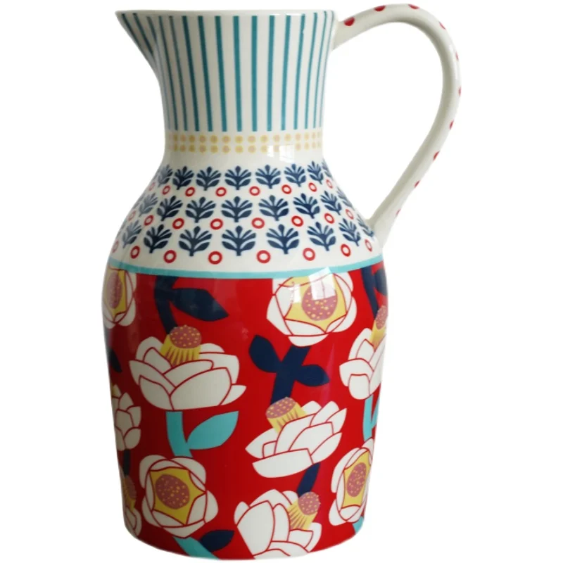 

Nordic Designer Niche Single Fashion Flower Shape Water Lift Vase Home Decoration Flower Container Home Living Room