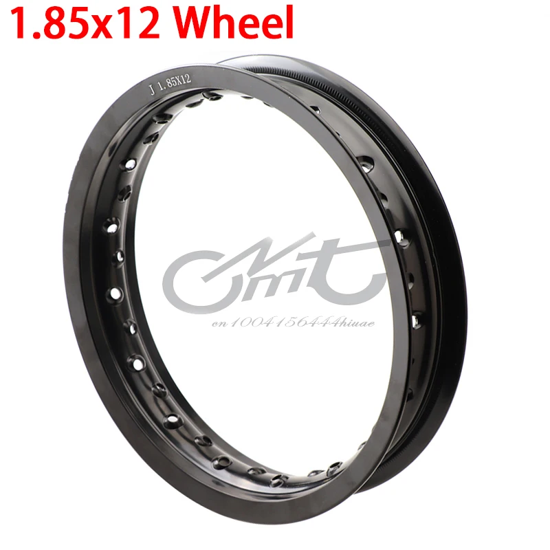 

12 inch 1.60x12 1.85x12 32 Spokes Holes Aluminum Alloy Motorcycle Wheel Rims