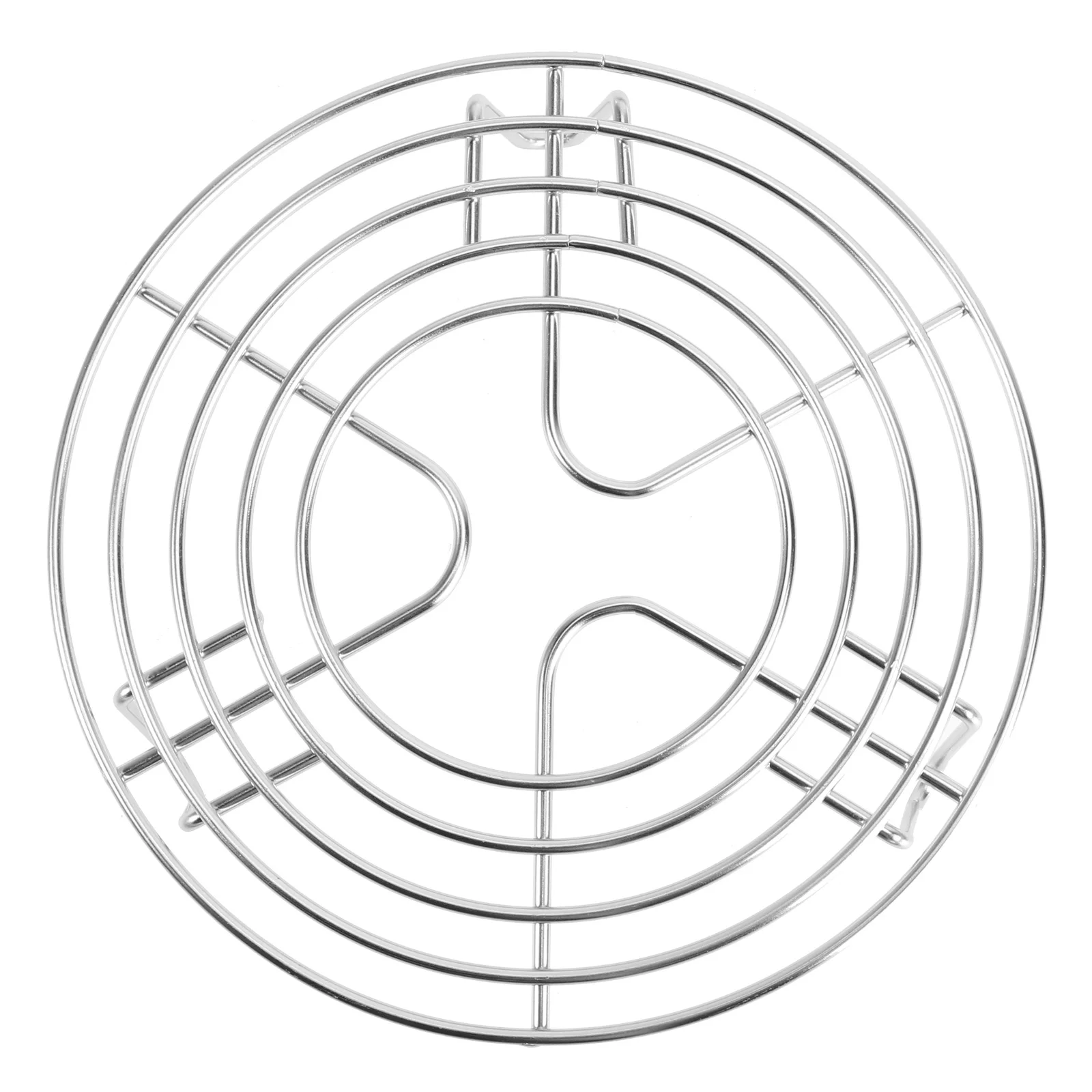

Rack Steamer Steam Stand Steaming Pot Trivet Round Cooking Cooling Pressure Steel Cooker Stainless Basket Tray Baking Egg Racks