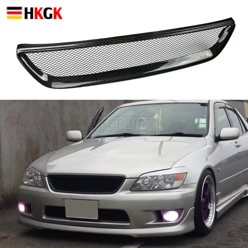 

For Lexus IS200 1999 2000 2001 2002 2003 2004 FRP/Carbon fiber front bumper Racing Grills Grills