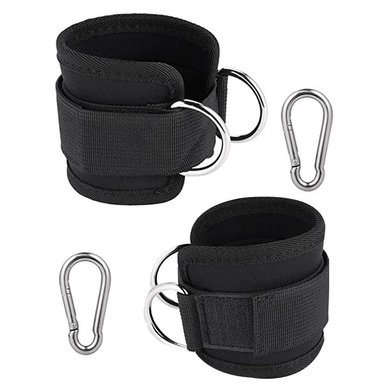 

Ремешок на лодыжку для кабельных машин, мягкий ремешок на лодыжку для удлинения ног с откидной ножкой