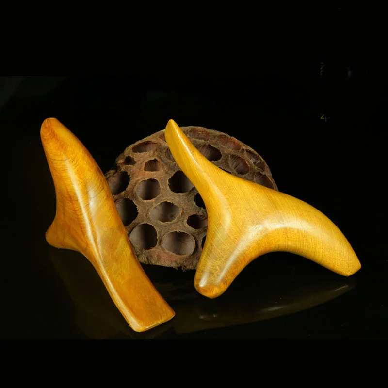 

Wooden Triangle Massage Stick Board Trigonometric Foot Body Relax Shiatsu Thai Massager for Blood Circulation