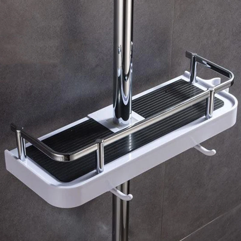 Полка для ванной комнаты стойка душа хранения органайзер держатель поднос лоток