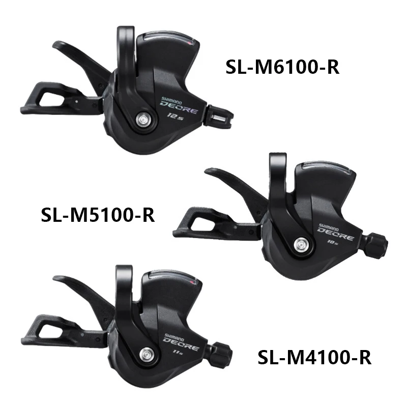 

DEORE M5100 M6100 M4100 10S 11S 12 S рычаг переключения передач SL-M6100 1x1 2 скорости с триггером Windows оригинальные детали для горного велосипеда