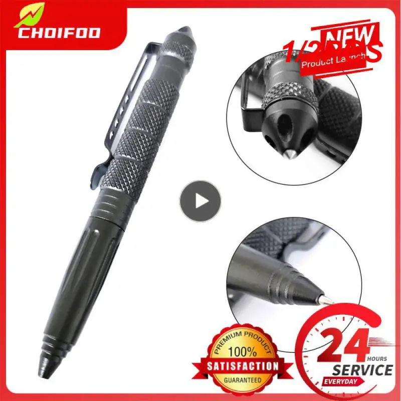

1/2PCS Multifunctional Mini Pocket Anti-skid Signature Tactical defensa personal Pen Outdoor Sports Camping Self-defense