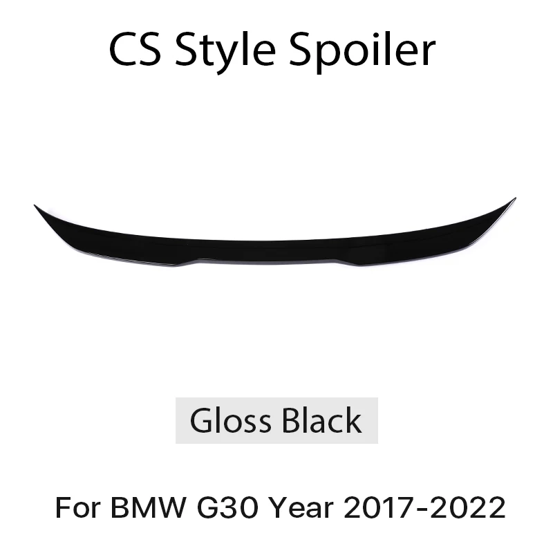 

Задний бампер, багажник, хвостовая губа, крыло M5, крыло для BMW 5 серии G30 2017-2022, глянцевый черный PSM M4 CS, спойлер багажника, углеродное волокно