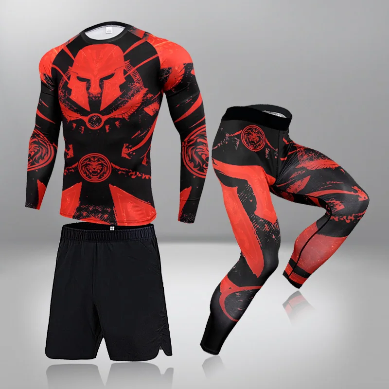 

2022 Men's Thermal Warm Underwear Set Breathable Tops Quick Dry Tights Compression Clothing Sports Sportswear Gym Training Kit