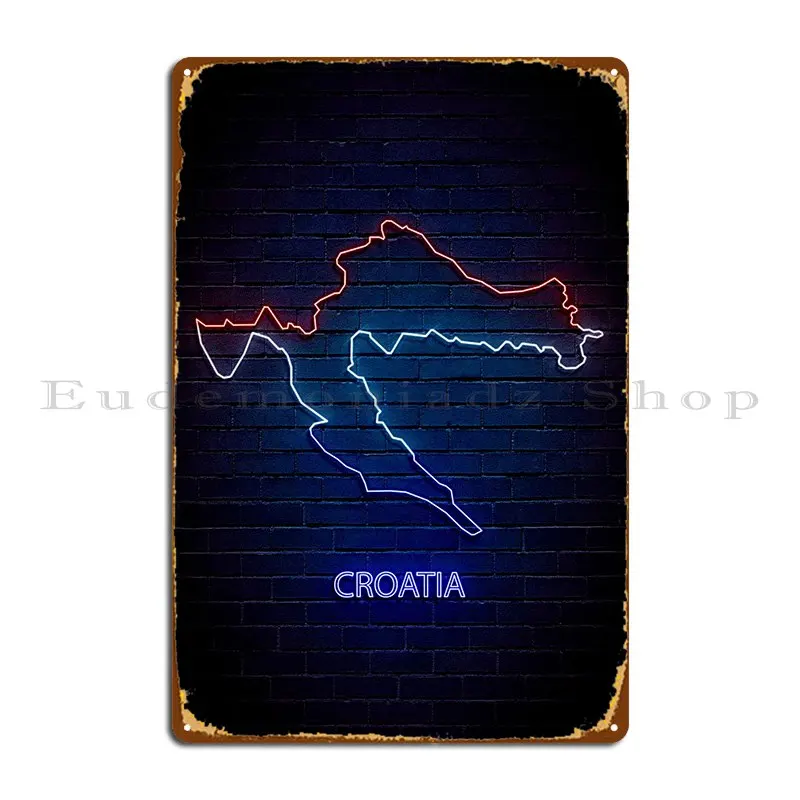 

Хорватская металлическая табличка, создайте фотографию детской стены