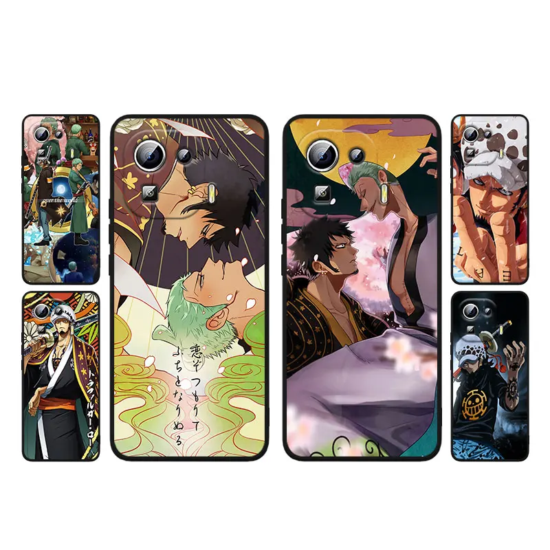 

Anime One Piece Trafalgar Law Phone Case Xiaomi Mi 12 12X 11T 11 11i 10i 10T 10S Note 10 9 Lite Ultra 5G Silicone TPU Cover