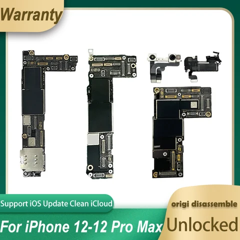 Чистая материнская плата iCloud с хорошей работой для iPhone 12 12 Pro MAX 12 Mini материнская плата с Face ID основная логическая плата
