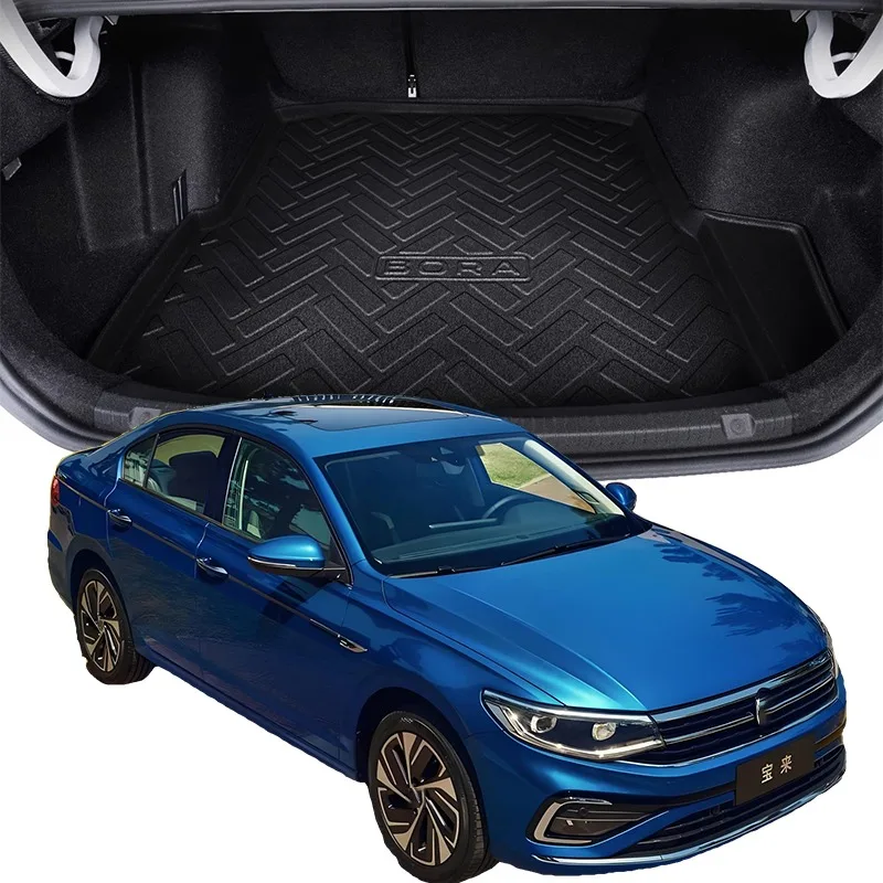 Автомобильный задний багажник грузовой поднос коврик в ковер для Volkswagen Bora 2008-2024