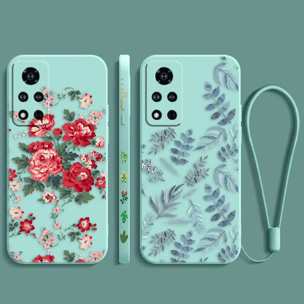 

Vintage Retro Petal Bouquet Case For Honor V40 V30 V20 V10 Y9 Y8P Y7 Y7P Y7A Y6 Y6S Y6P Y5 Y5P 2018 2019 Play 4 4T Pro Funda