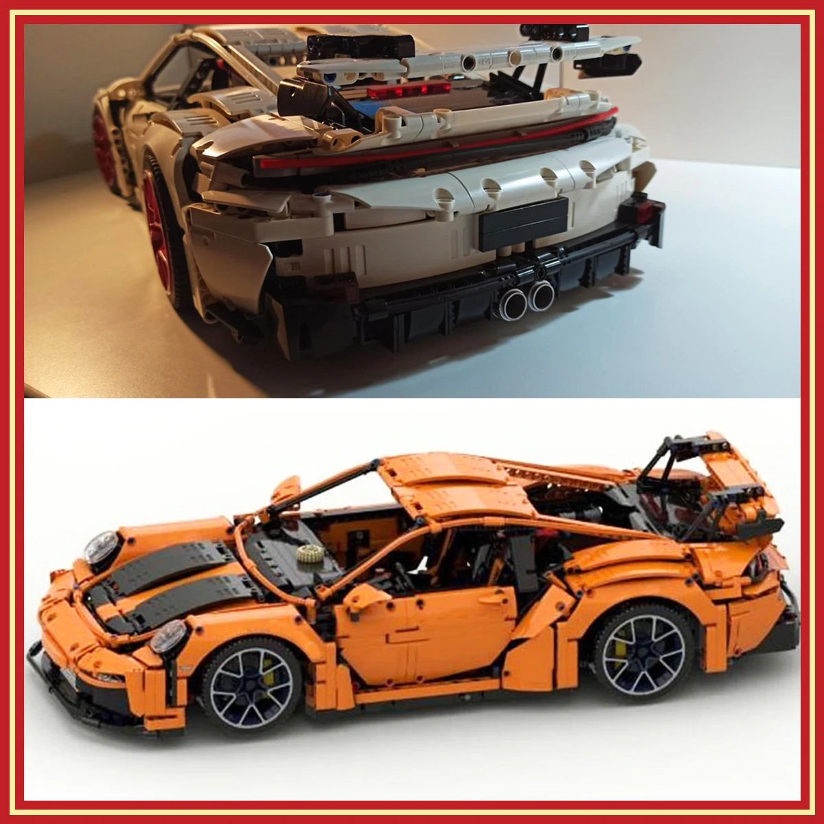 Фото НОВЫЙ конструктор MOC-128816: Модель суперкара – Гоночный автомобиль с механической коробкой передач 5+1, развивающая STEM-игрушка, подарок на день рождения для B №5