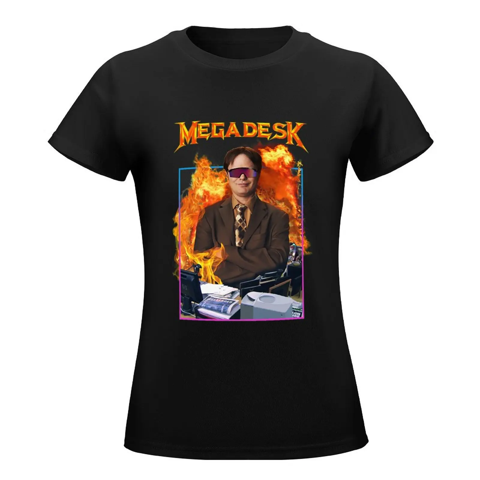 Офисный Megadesk! Футболка женская одежда funnys
