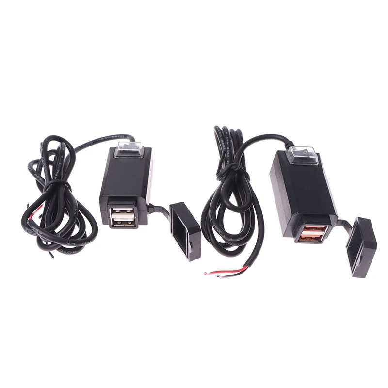 Универсальное зарядное устройство для мотоцикла с двумя USB-портами