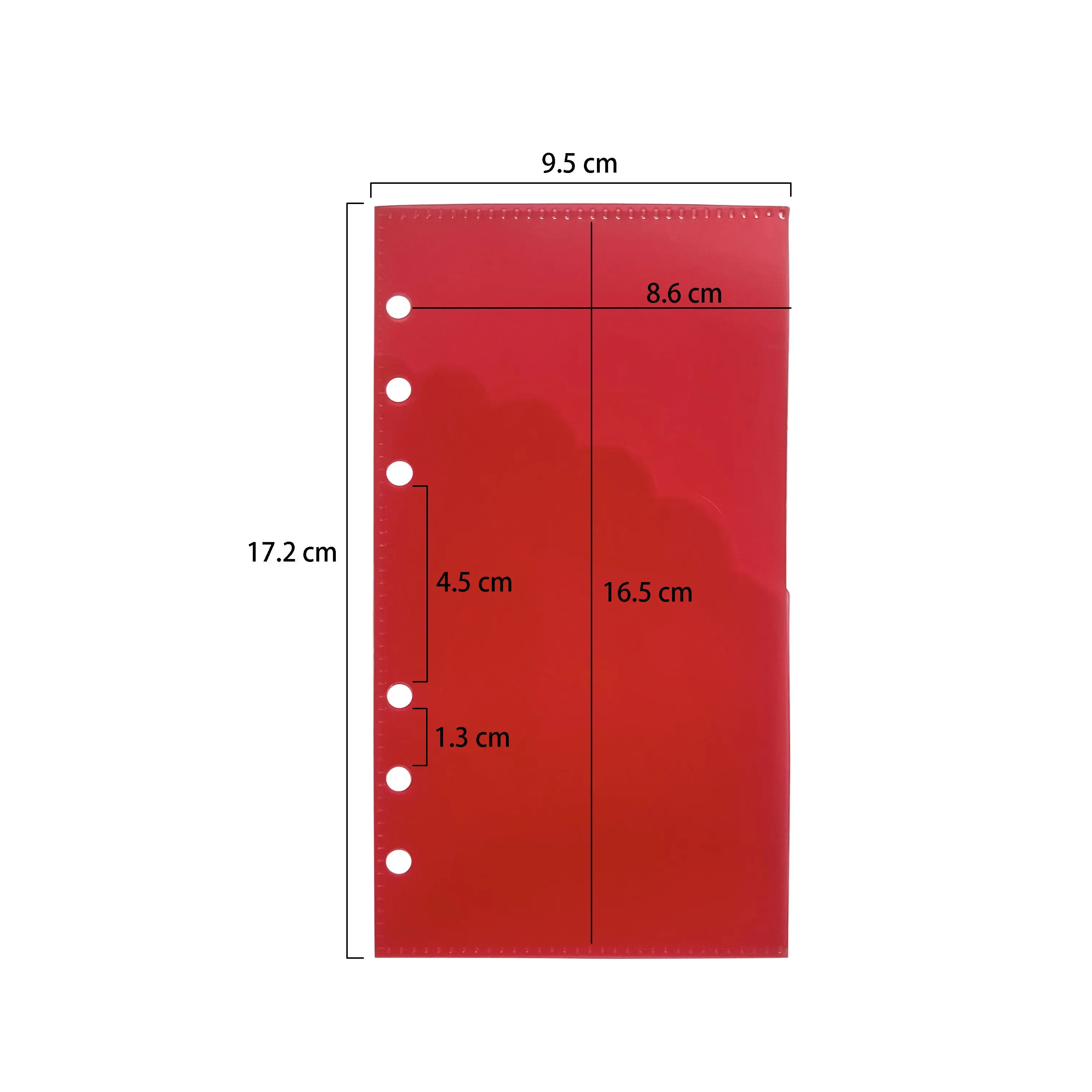 

A6 PP двухслойный бумажный разделитель, 6 отверстий для переплета, планировщика, блокнот, канцелярские принадлежности, разделитель для бумаги, аксессуары