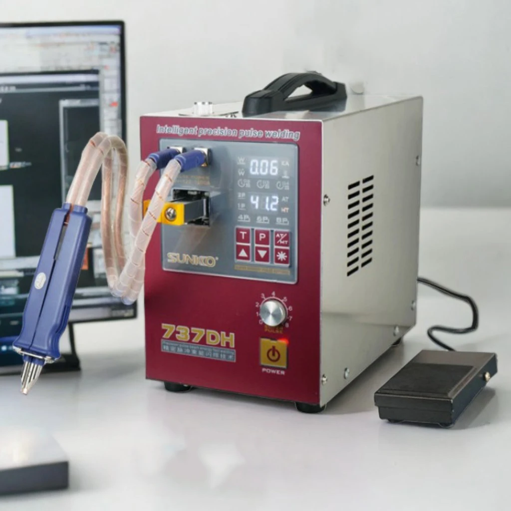 Аппарат точечной сварки SUNKKO 737DH для аккумулятора 18650 4 3 кВт мощный автоматический