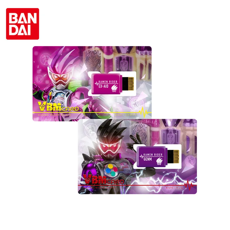 

BANDAI Genuine Masked Rider Kamen Rider EX-AID Kamen Rider GENM VBM Card Set Anime Action Figure Toys Boys Kids Children Gifts