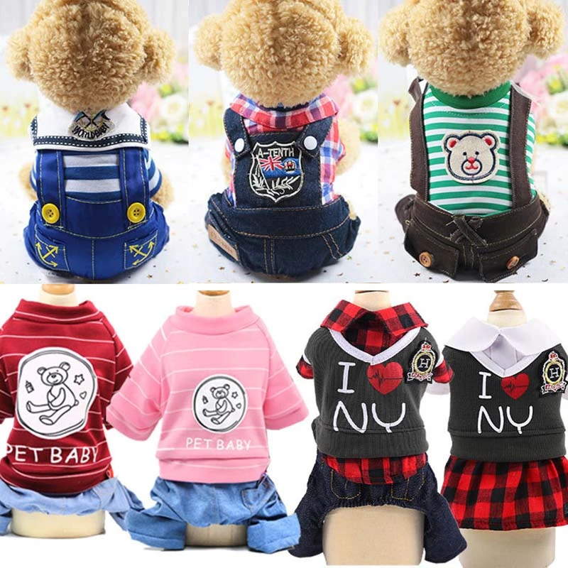 

Variety Navy Cartoon Four-legged French Bulldog Small Dog Clothes Winter Chihuahua Coat Ropa Perro Puppy Dog Hoodie Pet Clothes