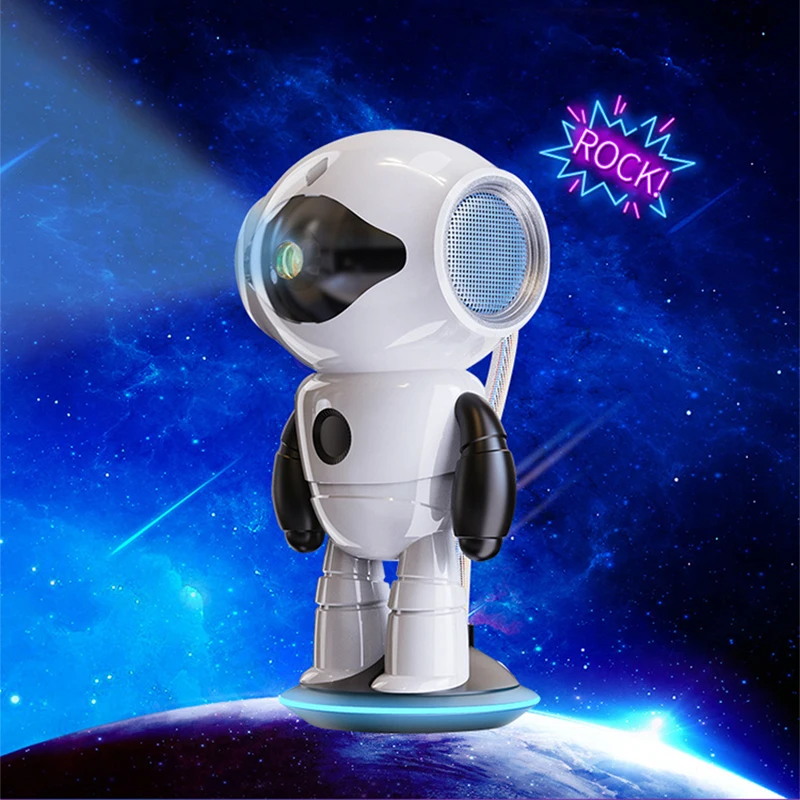 Astronaut Projector Lamp Galaxy Starry Sky Night Light Party Decorative Luminaires Bluetooth Speaker Home Bedroom Decor New