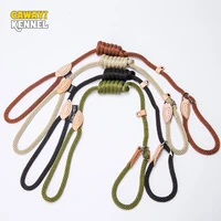 cawayi kennel nylon soft pet dogs chain traction rope leads free hands diagonally dog rope explosion proof chain for large dog