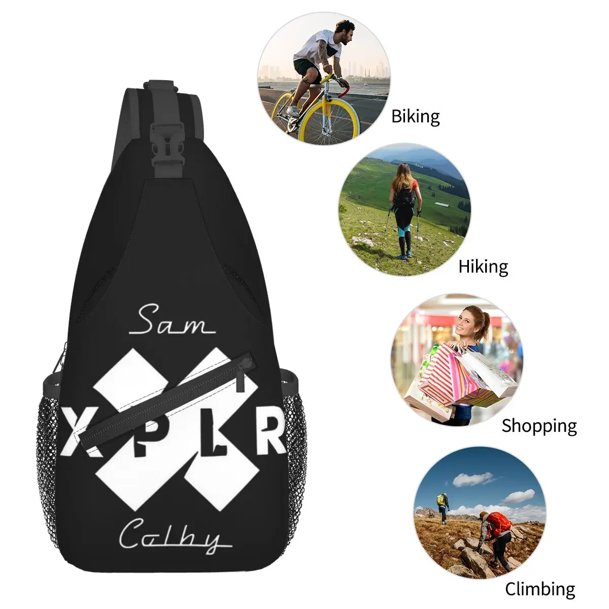 Сумки через плечо Sam And Colby XPLR маленькая нагрудная сумка рюкзак для пеших прогулок