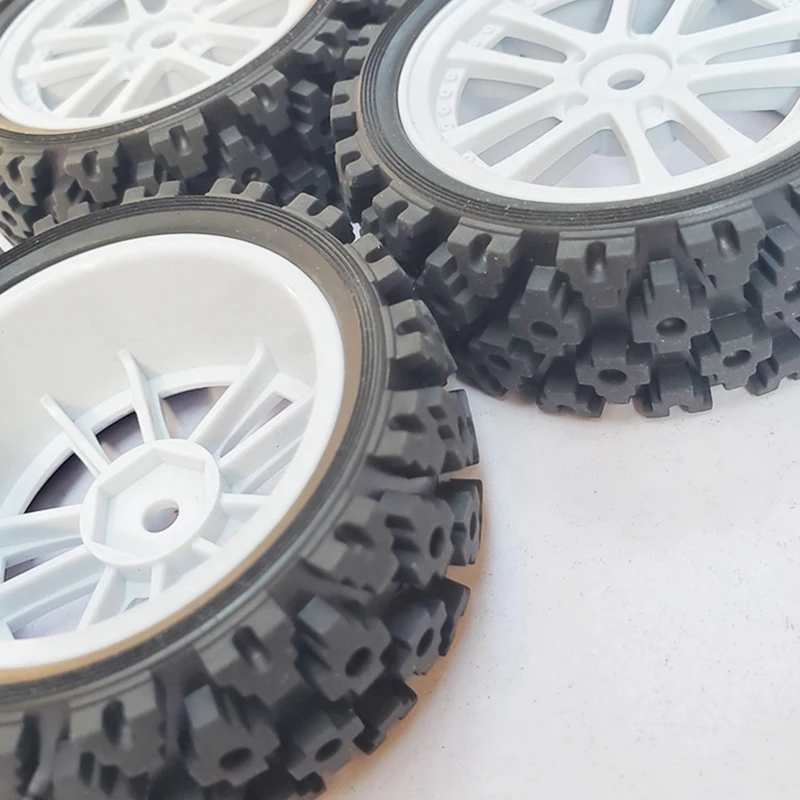 4 шт. 70 мм передние 1/10 RC внедорожные багги автомобильные резиновые шины колеса для