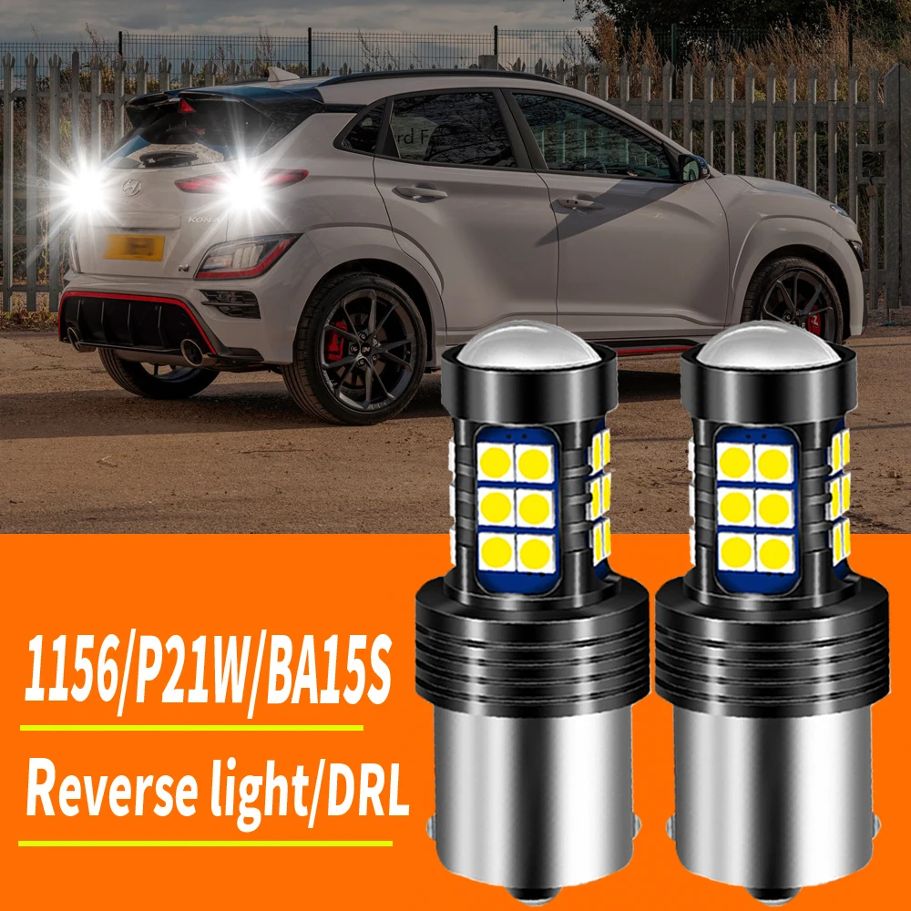 

2x NEW P21W Led 1156 High Bright Car Light Bulb 3030SMD Auto Universal Reverse Turn Signal Lamp Brake White DRL 12V 6000k
