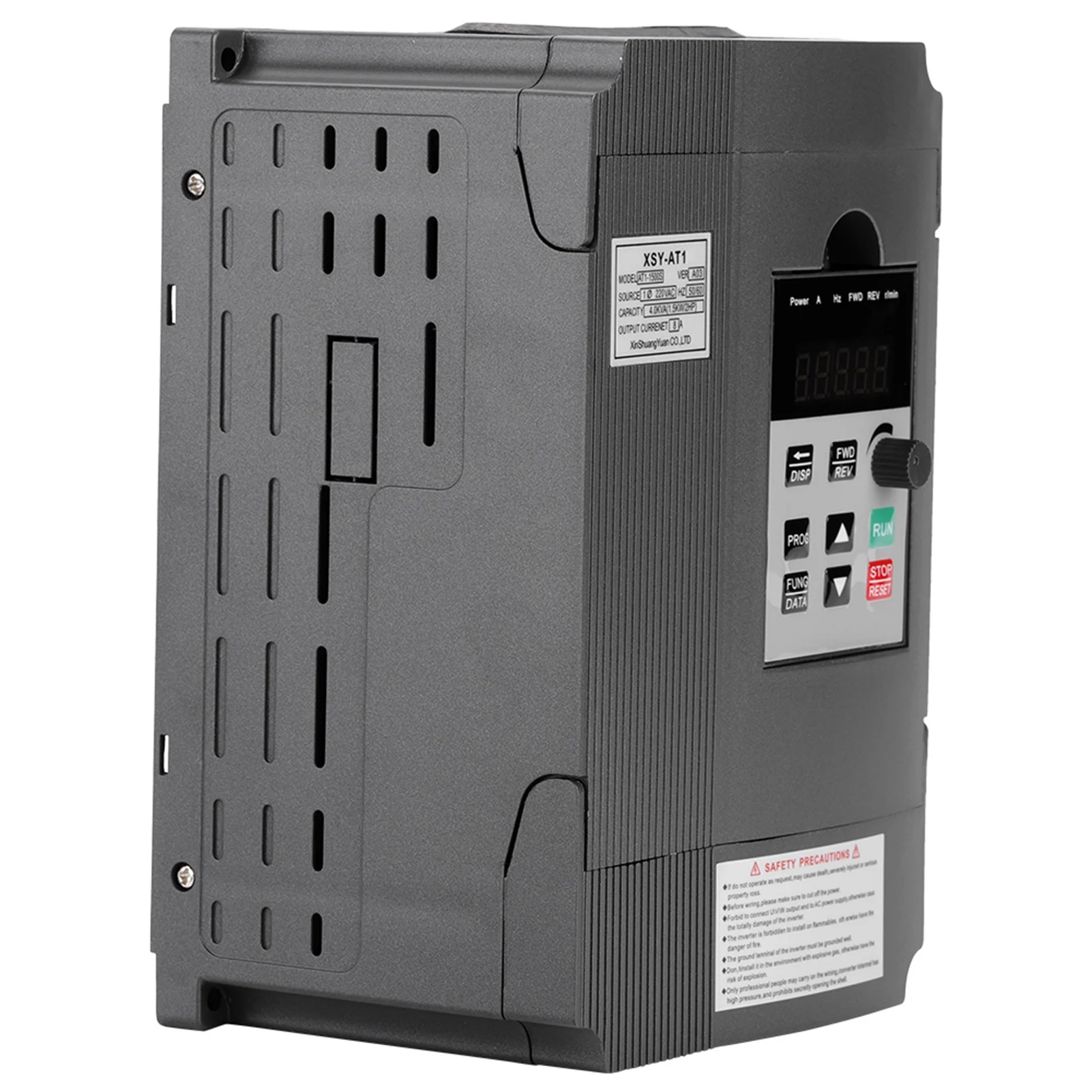 

220V Single-phase Variable Frequency Drive VFD Speed Controller for 3-phase 1.5kW AC Motor