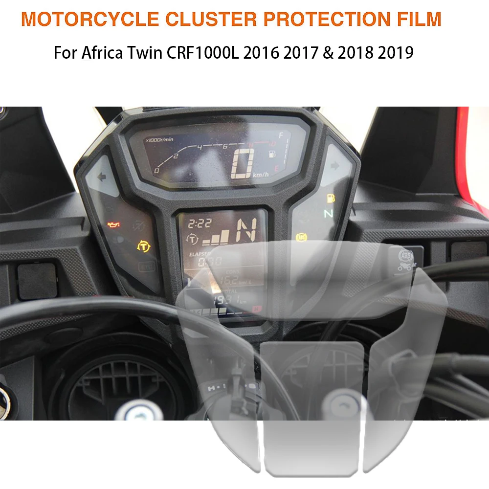 

Аксессуары для мотоциклов Twin CRF1000L CRF 1000L 2015-2019, защитная пленка для приборной панели, протектор экрана