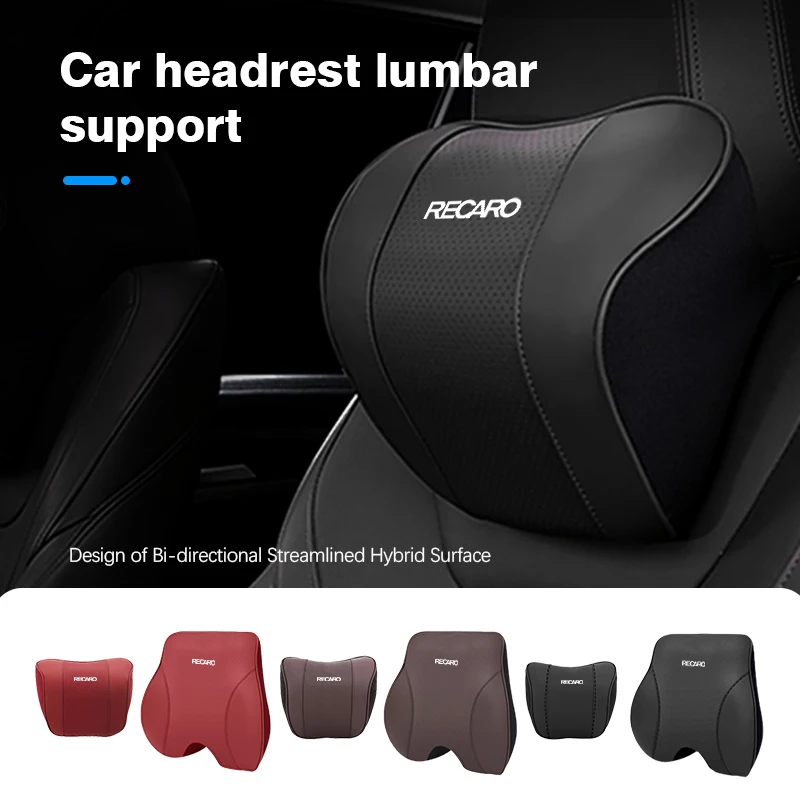 Автомобильная подушка для подголовника с поддержкой поясницы мягкая шеи Recaro nan