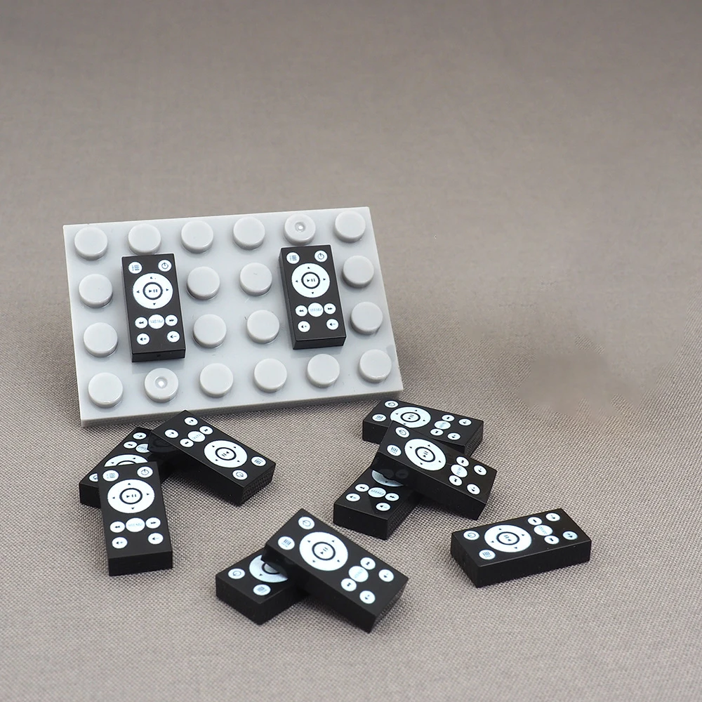 MOC 10 шт. печатные 3069 1x2 Пульт дистанционного управления узорные строительные