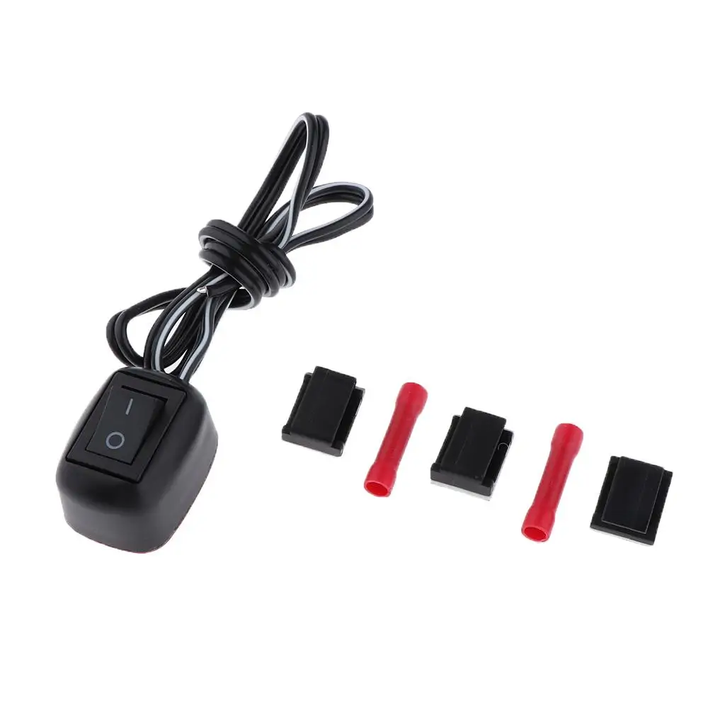 Motorcycle Car 2v / 24v 2 Position Rocker Toggle Switch Snaps to Off