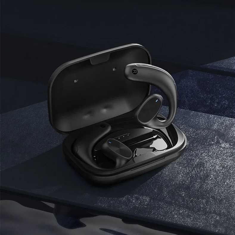 

With Charging Bin Long Battery Life Air Conduction Earphone Stereo Sound Conduction Headset Bluetooth Headphones Tws Earbuds