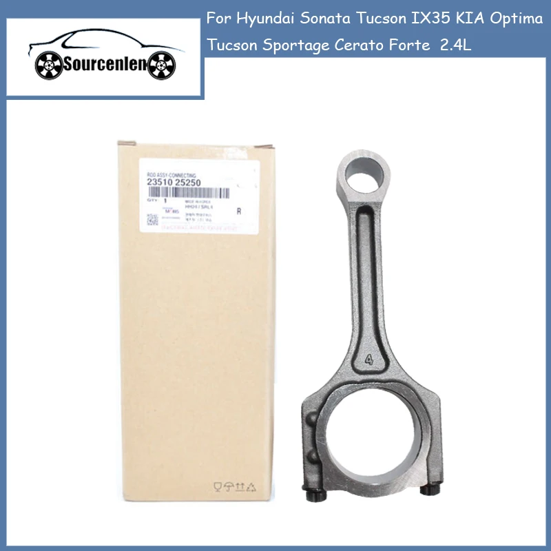 

2351025200 Engine Connecting Rod For Hyundai Sonata Tucson IX35 KIA Optima Tucson Sportage Cerato Forte 2.4L