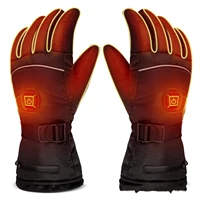 cycling electric gloves 3500ma waterproof three speed adjustment motorcycle winter heating electric heating charging gloves