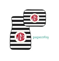 monogram floor car mats personalized floor mats for your car and suv new driver gift