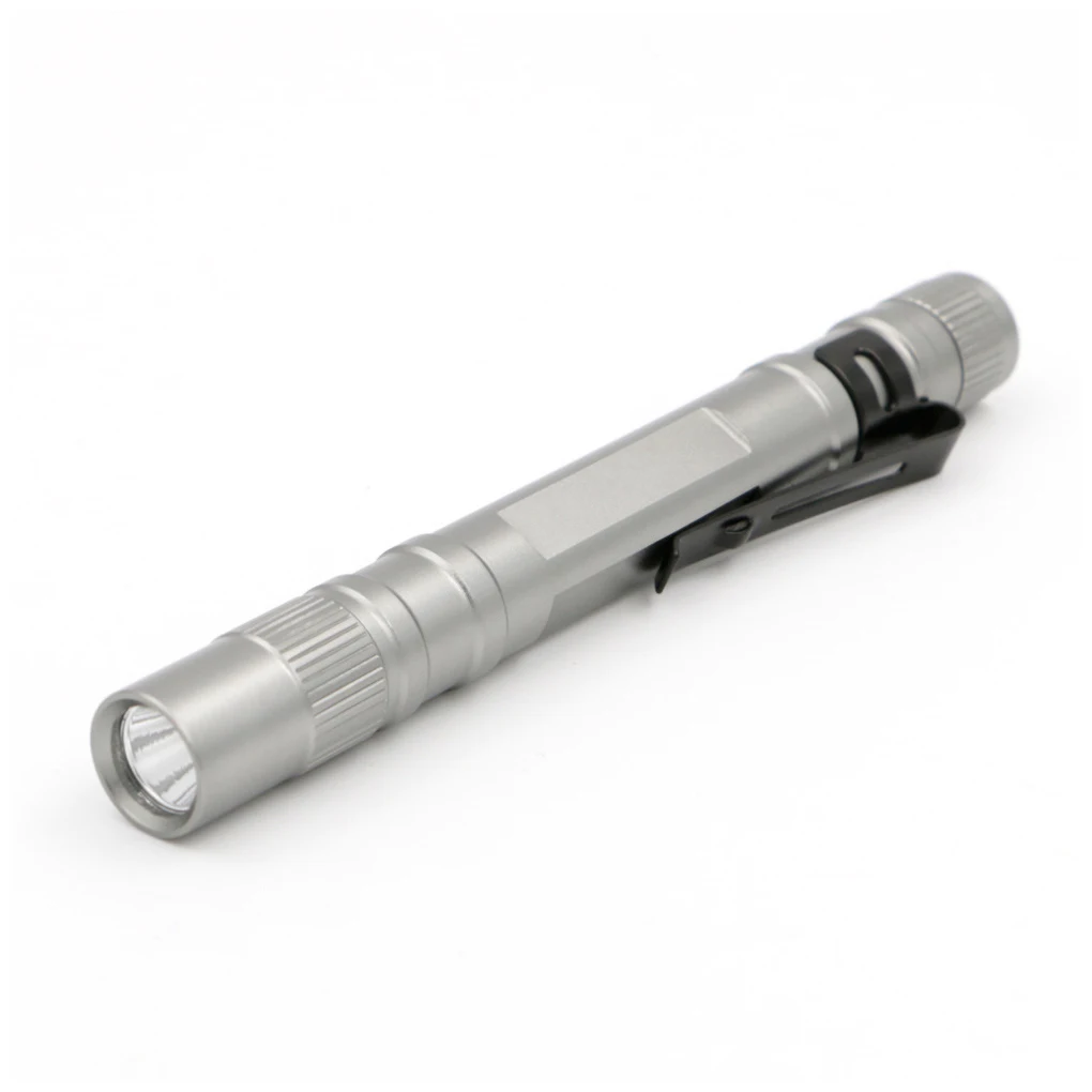 

XPE-R3 Mini Flashlight Portable Aluminum Alloy Penlight Battery-powered Light Non-slip Lamp Lighting Camping Hunting