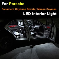 no error canbus interior led light for porsche panamera cayenne boxster macan cayman 911 vehicle bulb dome map reading lamp kit