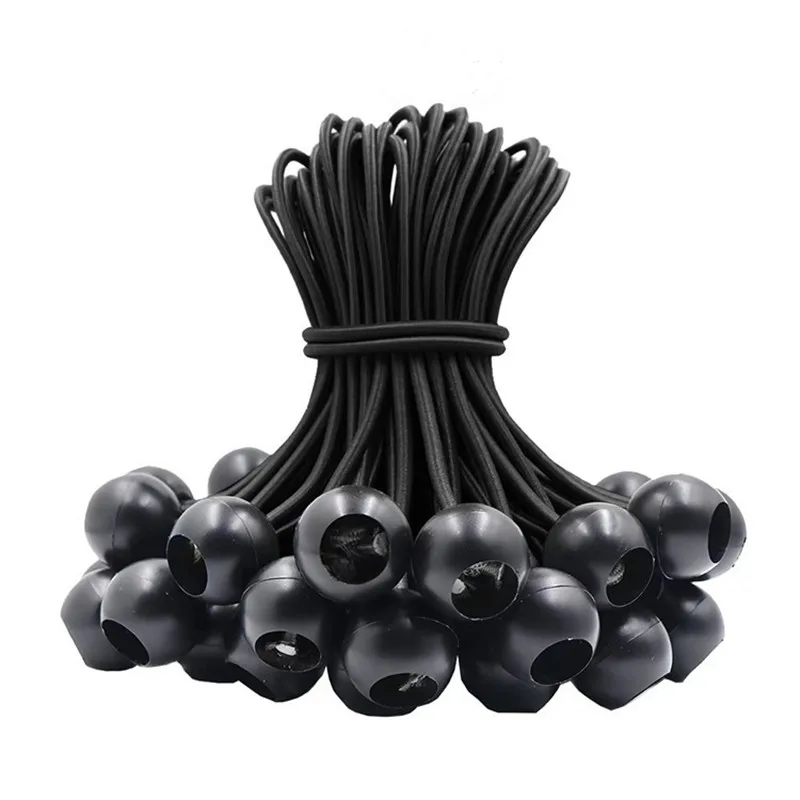 1 шт. фиксированная пластиковая веревка мяч брезент батут палатка банджи шнуры