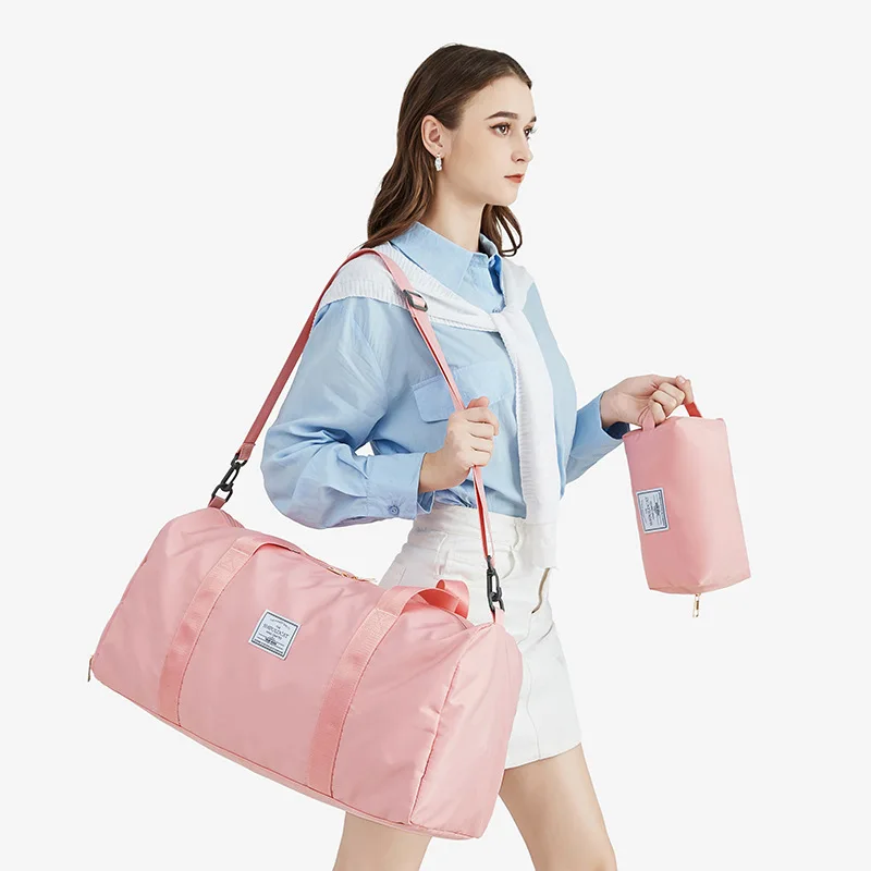 Waterproof Travel Tote Compartment Large Capacity Storage  Hand Luggage Bag Yoga Swimming Organizer Shoulder Pouch Shoes Packing