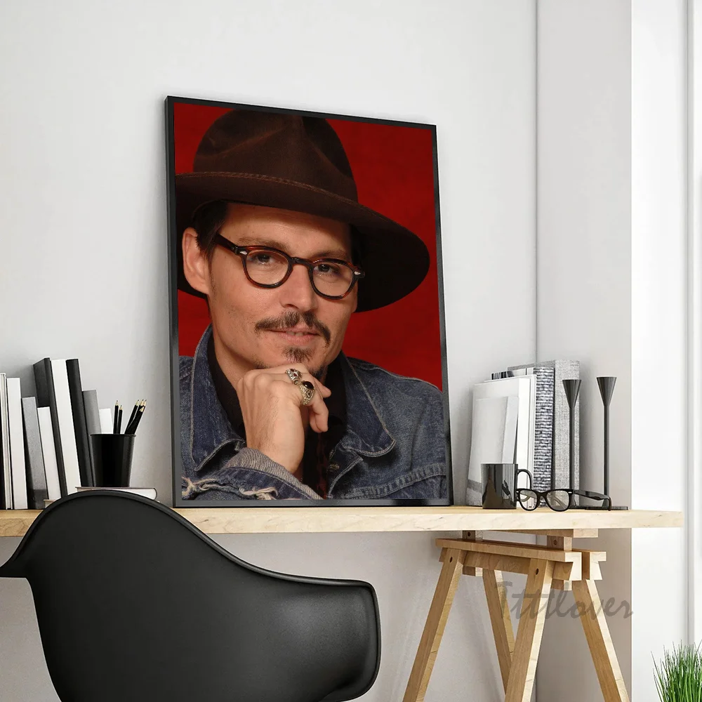 Американская звезда плакат Джонни Депп наклейки украшение для игровой комнаты