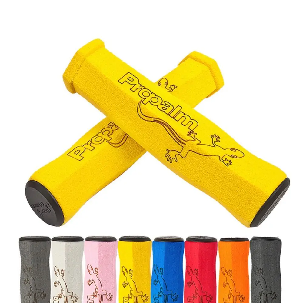 

Cartoon Gecko Bicycle Grips Soft Sponge Gecko Sponge Handle Comfortable Anti Slip Sponge Handle Sleeve Road Bike
