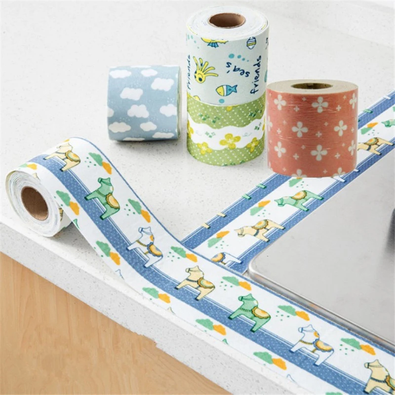 

Caulk Trim Strips Decorative Sealing Tape Corner Line Sealing Strip for Kitchen Bathroom Toilet Bathtub Wall Edge Waterproof