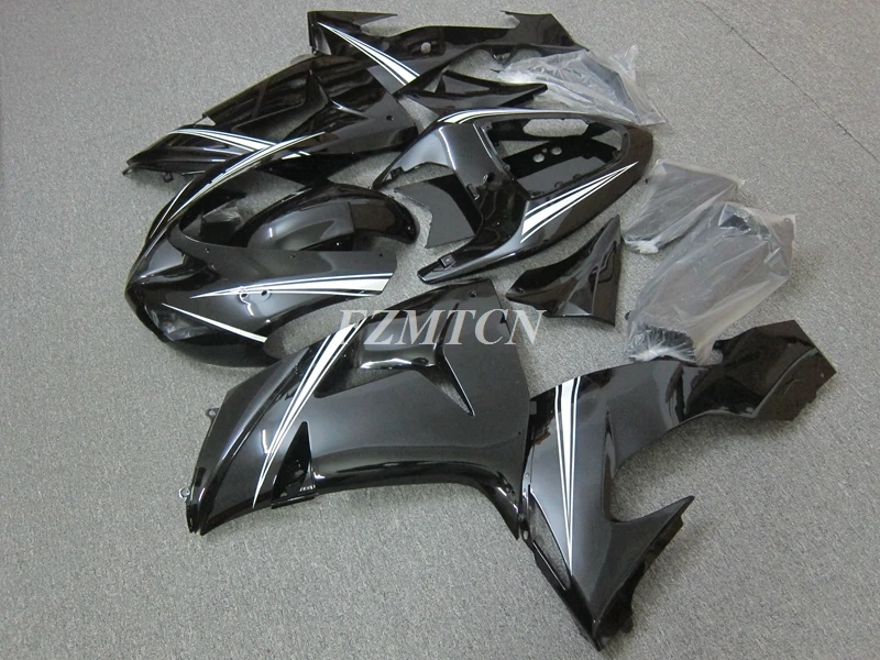 

New ABS Whole Motorcycle Fairings Kit Fit for Kawasaki Ninja ZX-10R ZX10R 2006 2007 06 07 Bodywork set Black White