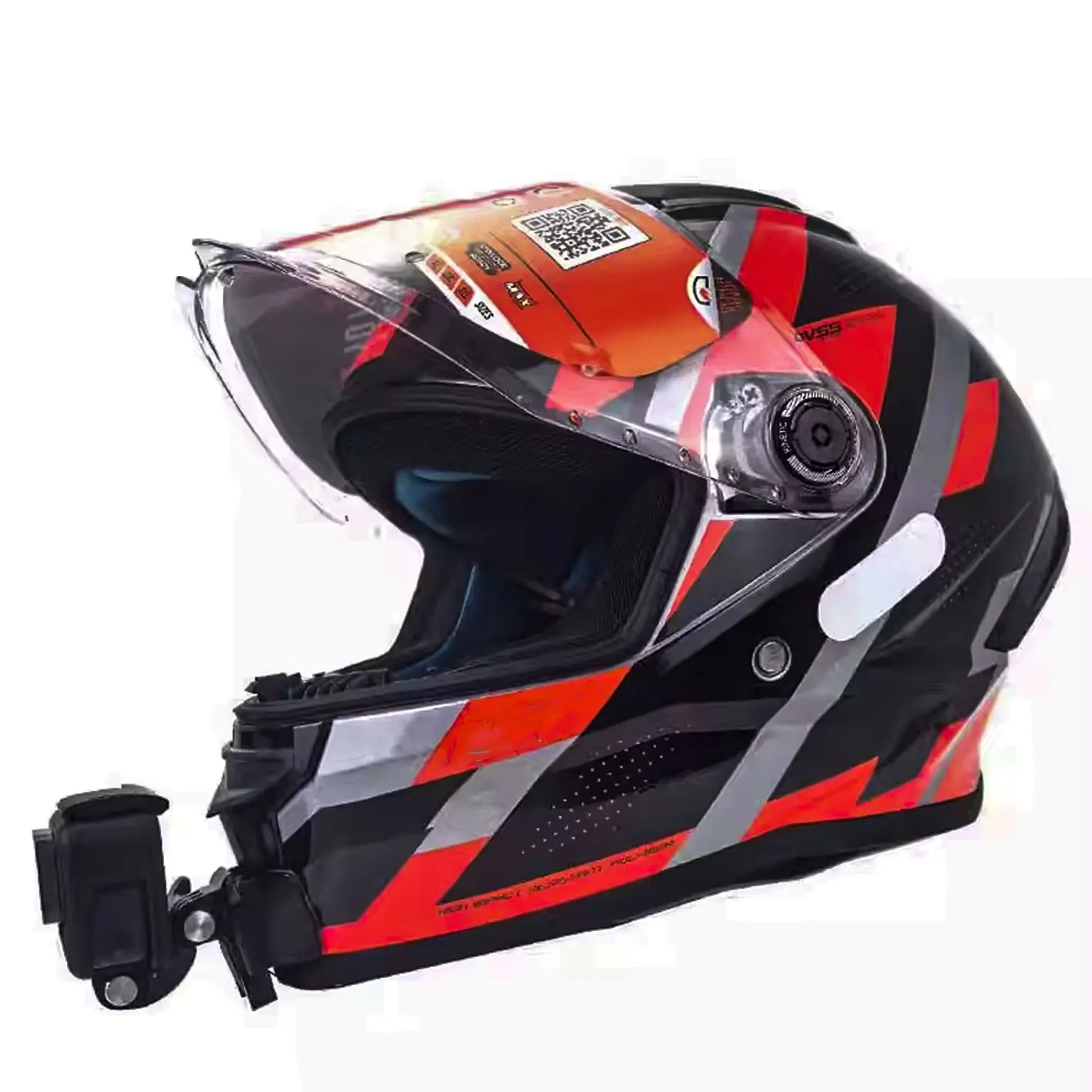 Фото Алюминиевое крепление для подбородка шлема MT Stinger 2, для GoPro Hero 13 12 11 10 9 Insta360 X4 X3 Ace pro DJI Action 5pro 4 3 Camera №4