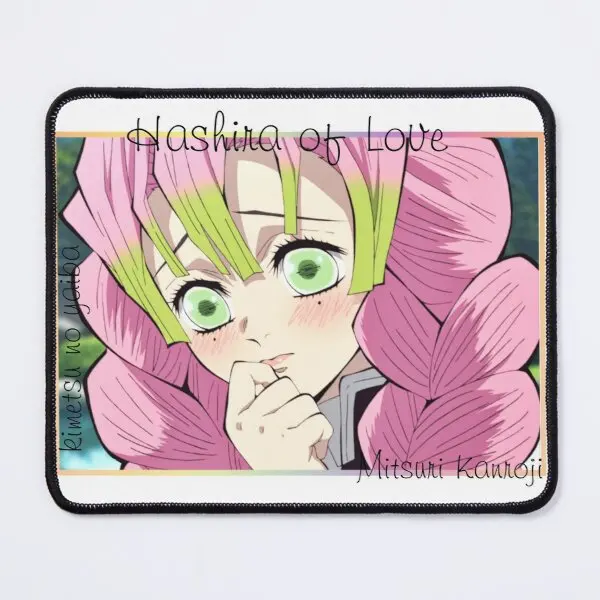 

Mitsuri Kanroji Hashira Of Love коврик для мыши, мужской коврик для мыши, коврик для клавиатуры, настольный игровой коврик для игры в аниме, компьютерная п...